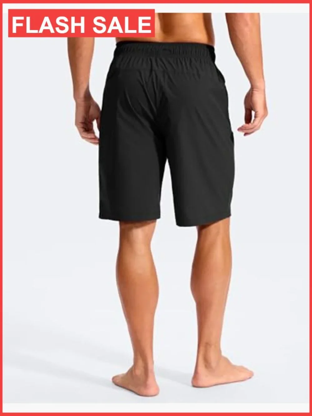 Men's Quick Dry Board Shorts with Zip Pockets UPF 50